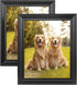PICFREIM 8x10 Picture Frame Black Set of 2, Solid Wood Picture Frames 8x10 for Tabletop or Wall Display Decoration Photo Frame