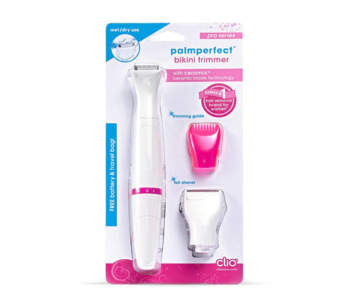 Plum Beauty, Palmperfect Pro Series Bikini Trimming System, Hair Removal, Exfoliator, Foil Shaver, Sharp Precision Shave, Painless Hair Removal