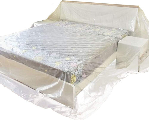 Heavy Duty PEVA Waterproof & Dustproof Sofa Storage Covers Mouldproof Bed Sofa Couch Furniture Protector Cover Shelter For Moving protection And Long Term Storage (HZC182) (XL:118" x 158" (300x400CM))