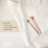 Copper Cocktail Picks (Set of 12) 4? Copper Stir Sticks for Bloody Mary, Tom Collins, Olive Skewers, Drink Garnish, Shrimp or Appetizer Charcuterie, Rose Gold Cocktail Picks