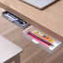 NUOBESTY 3pcs Under Desk Drawer Organizer Slide Out Hidden Table Storage Drawer Tray Self- Adhesive Stationery Pencil Holder for Office School Home