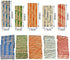 NATURALABEL 250 Assorted Flat Coin Wrappers, 50 Each of Quarters, Dollars, Dimes, Nickels, Pennies, Coin Striped Kraft Packing