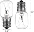 Microwave Light Bulb Stove Light Lamp Compatible with Whirlpool GE Kenmore LG Microwave, Dimmable with E17 Base 125V 40W, Repalcement for 8206232A, 2Pcs