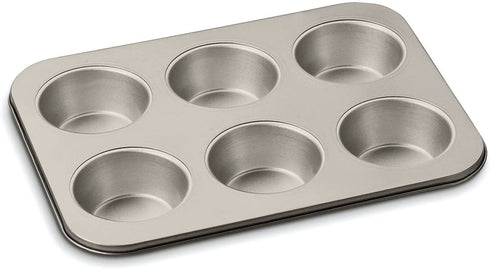 Cuisinart Chef's Classic Non-Stick 6 Cup Jumbo Muffin Pan, 14", Bronze