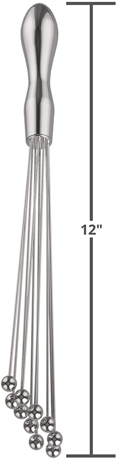 PomeloHome Stainless Steel Ball Whisk | 12 inch Whisk