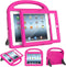SUPLIK Kids Case for iPad 2/3/4 (9.7 inch, 2011/2012 Release Only), Durable Shockproof Kidproof Protective Handle Stand Cover with Screen Protector for Apple iPad 9.7" 2nd/3rd/4th Generation, Pink
