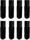 Small/Black- NancyProtectz Patented with Rubberized Grips/Chair Leg Hardwood Floor Protector. The Original Furniture Sock