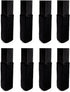 Small/Black- NancyProtectz Patented with Rubberized Grips/Chair Leg Hardwood Floor Protector. The Original Furniture Sock