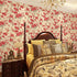 Red Vintage Floral Pattern Contact Paper Shelf Liner Self Adhesive for Cabinets Shelves Drawer Arts and Crafts Decal 17.7x78.7 Inches