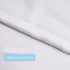 WellColor Extra Wide Shower Curtain Liner 84 x 72 Inch,Fabric Shower Curtain Liner for Bathroom Curtain,Hotel Quality,Water Repellent, White