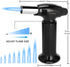 CORKAS Butane Torch Lighter, Professional Refillable Kitchen Blow Torch, Cooking Torch with Adjustable Flame, Culinary Torch for Desserts, Creme Brulee, BBQ and Baking (Butane Fuel Not Included)