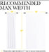 NICETOWN Bedroom Window Curtain Panels - Window Treatment Rod Pocket Drapes for Nursery (White, 2 Panels, 52" by 63")