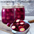 Folinstall 72 FL OZ Glass Jar with Lids, Glass Storage Canisters Great for Cereal, Candy, Sugar, Nuts, Flour, Chip and Cookies, Clear, 0.56 Gallon, 1 Pack