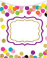 Confetti Library Pockets - Multi-Pack