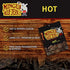 Mingua Hot Beef Jerky with Red Peppers - Nitrite-Free Spicy Beef Jerky - 100% US Beef (7 Ounces)