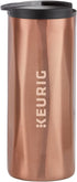 Keurig Faceted Stainless Steel Coffee Travel Mug, Fits Under Any Keurig K-Cup Pod Coffee Maker, 14 oz, Copper