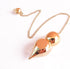 Myhealingworld Brass Metal Ball Point Hammer Design Metaphysical Positive Dowsing Divination Pendulum.