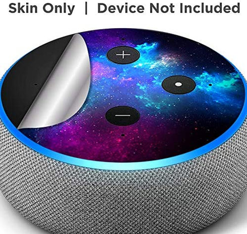 Galaxy Space Gasses - Vinyl Decal Skin Compatible with Amazon Echo Dot 3rd Generation Alexa - Decorations for Your Smart Home Speakers, Great Accessories Gift for mom, dad, Birthday, Kids