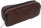 PU Leather Tobacco Smoking Pipe Pouch case/Bag for 2 Tobacco Pipe and Other Accessories-Brown