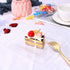 WDF 60PCS Clear Plastic Plates-Clear Square Disposable Plates-7inch Plastic Appetizer Plates-Premium Clear Dessert/Salad Plates for Wedding &Parties