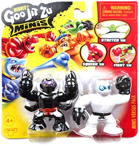 Heroes of Goo JIT Zu Minis Versus Pack (2 Sets) Pantaro vs Scorpius, Blazagon vs Rock Jaw, and 2 GosuToys Stickers