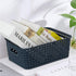 Cand Plastic Storage Basket, 10.08" x 7.67" x 4.05", 4 Packs
