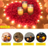 Aignis Flameless Candles Flickering with Remote, Battery Operated Candles Pack of 3 with Timer, Plexiglass LED Candles for Home Table Decor(D: 3"x H: 4"5"6")