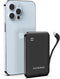 4500mAh Built in Cable Cell Phone External Battery Pack, Portable Phone Charger Power Bank 5V 2.1A Charging Mobile Phone Charger USB-C In/Out Compatible with iPhone 6/7/8/X/XS/XR/11/12/13, Heated Vest