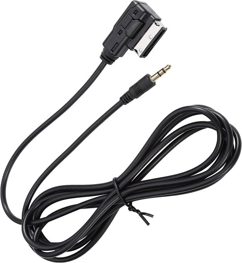 OCR 6.6ft AMI MDI MMI AUX Cable Audio Music Interface Adaptor 3.5mm Jack Aux-in MP3 Cable for Audi Audi A3/A4/A5/A6/A8/Q5/Q7/R8/TT, VW Jetta Passat GTI GLI CC Tiguan Touareg EOS Golf Mk 6, etc.