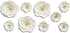 RoomMates RMK3201GM White Blossom Branch Peel and Stick Giant Wall Decals with Flower Embellishments