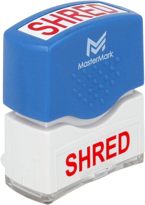 Shred Stamp – MasterMark Premium Pre-Inked Office Stamp