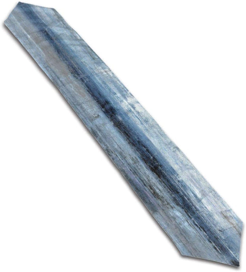 AILUER Blue and Grey Table Runner,Abstract Modern Art Burlap Table Runners for Table Dresser Runner Farmhouse Style for Dinner Party Holidays Home Decoration (Blue Grey, 13"x 71")
