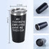 My Favorite Employee Gave Me This Cup Travel Tumbler, 20 Oz Insulated Stainless Steel Tumbler with Lid, Funny Bosses Day Birthday Gift for Men Boss Manager Director Supervisor Team Leader, Black