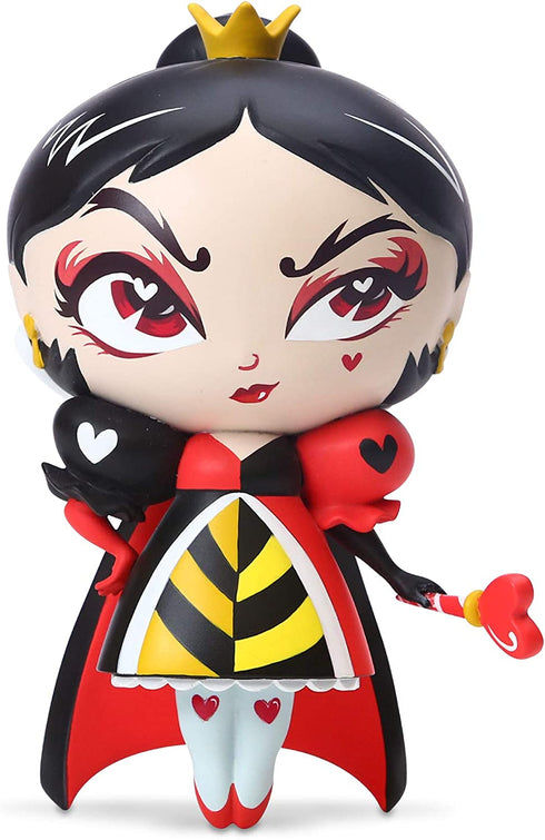 Enesco World of Miss Mindy Disney Villains Alice in Wonderland Queen of Hearts Figurine, 7 Inch, Multicolor