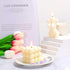 Bubble Candle Soy Wax Scented Candle Hand Poured Scented Candle and Female Body Shaped Candle Handmade Candle Decorative Candle for Bedroom Bathroom Wedding (White)