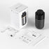 Vyaime Car Diffuser Car Humidifier, USB Essential Oil Diffusers 7 Colors LED Lights 200mL Big Capacity Aromatherapy Diffuser(Black-Grey)