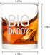 Dad Gift on Father™s Day, Novelty Big Daddy Whiskey Glass, Old Fashioned Glasses, Unique Scotch Glass for Dad, New Dad, Husband, friends, Gift on Father™s Day, Birthday, Christmas, 10 Oz