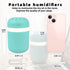 Mini Humidifier, Air Humidifier Cool Mist Humidifiers for Car, Office Room, Bedroom, Auto Shut-Off, Night Light Function, Two Spray Modes (Blue)