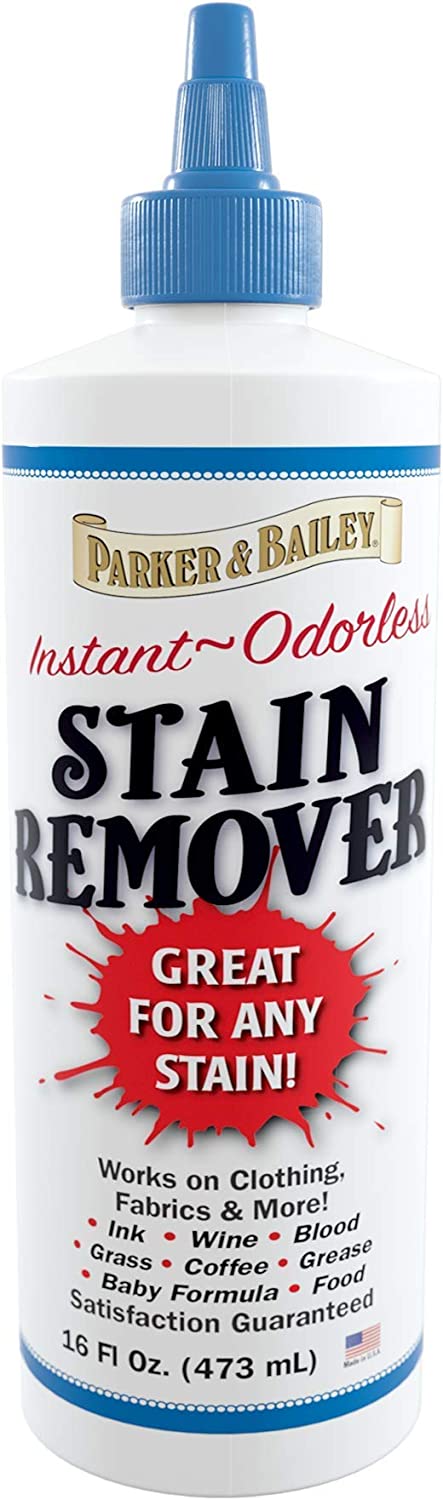 Parker and Bailey Laundry Stain Remover - Blood Cleaner for Clothing - Carpet Spot Treater - Unscented, Sulfate and Bleach Free -16oz