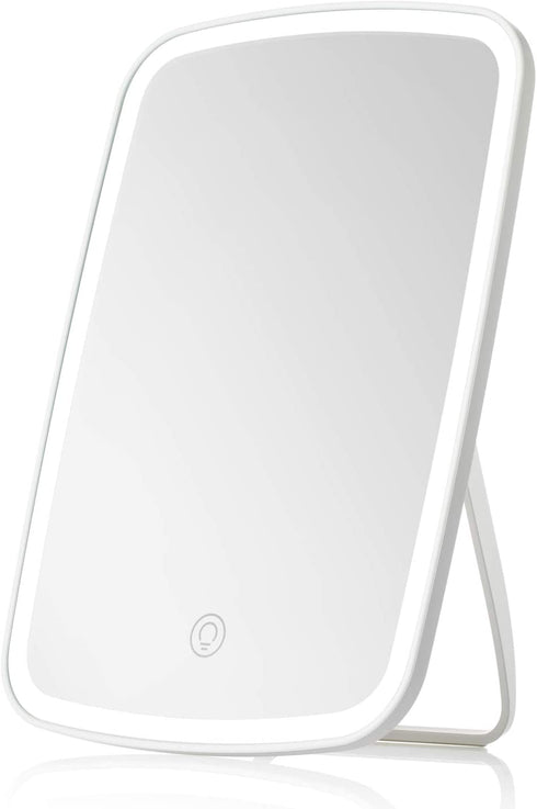 Makeup Mirror Touch Screen Vanity Mirror with LED Brightness Adjustable Portable USB Rechargeable