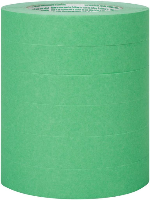 Painter's Mate 668840 Green 8-Day Painting Tape, 0.94-Inch by 60-Yard, 6-Pack of Rolls