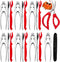 21-piece Seafood Tools Set includes 7 Crab Crackers, 6 Lobster Shell Knife, 6 Crab Leg Forks and 1 Seafood Scissors & Storage Bag - Nut Cracker Set