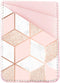 uCOLOR Phone Card Holder PU Leather Wallet Pocket Credit Card ID Case Pouch 3M Adhesive Sticker on iPhone Samsung Galaxy Android Smartphones (Rose Gold Glitter White Marble)