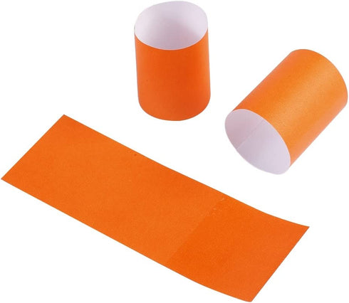Gmark Paper Napkin Band Box of 500 (Orange), Paper napkin rings self adhesive GM1061A