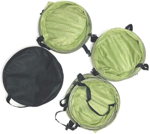 HORTIPOTS Hanging Drying Racks 2 FT Mesh Herb Dryer for Herbs and Clothes (2 FT Diameter, Green)