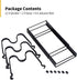 Pot Lid Rack Holder Organizer, Mlesi Expandable Pot and Pan Organizers Rack, Kitchen Cabinet Pantry Organizer Rack (black)