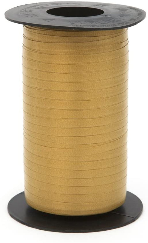 Berwick 242075 Splendorette Crimped Curling Ribbon, 3/16-Inch Wide by 500-Yard Spool, Holiday Gold