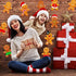 Winter Christmas Mini Gingerbread Cut-Outs Versatile Classroom Decoration Gingerbread Cut-Outs with Glue Point Dots for Winter Bulletin Board Classroom School Christmas Party, 5.9 x 5.9 Inch (40 Pcs)