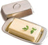 Jiallo Stainless Steel Butter Dish with Handle Cover