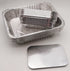 HOMEDECISION Disposable Aluminum Foil Pans Take-out Containers with Lids + Aluminum Foil Steam Table Deep Pans Set (20Pack+10Pack)